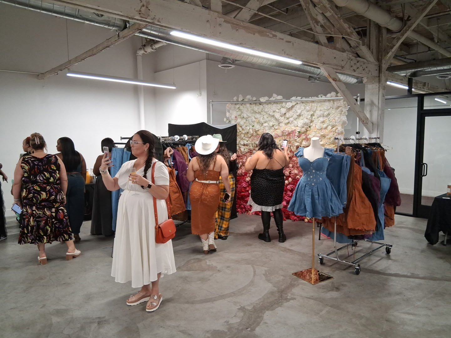 Guests seated for a showcase